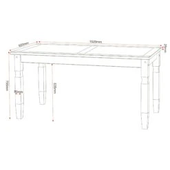 Huxley Pine 5' Dining Set -Dining Tables Sales huxley pine 5 dining set p69291 107181 zoom