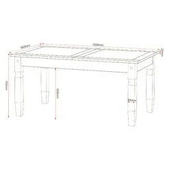 Huxley Pine Extending Dining Set (4 Chairs) 6 Huxley Pine Extending Dining Set (4 Chairs) -Dining Tables Sales huxley pine extending dining set 4 chairs p69258 107163 zoom