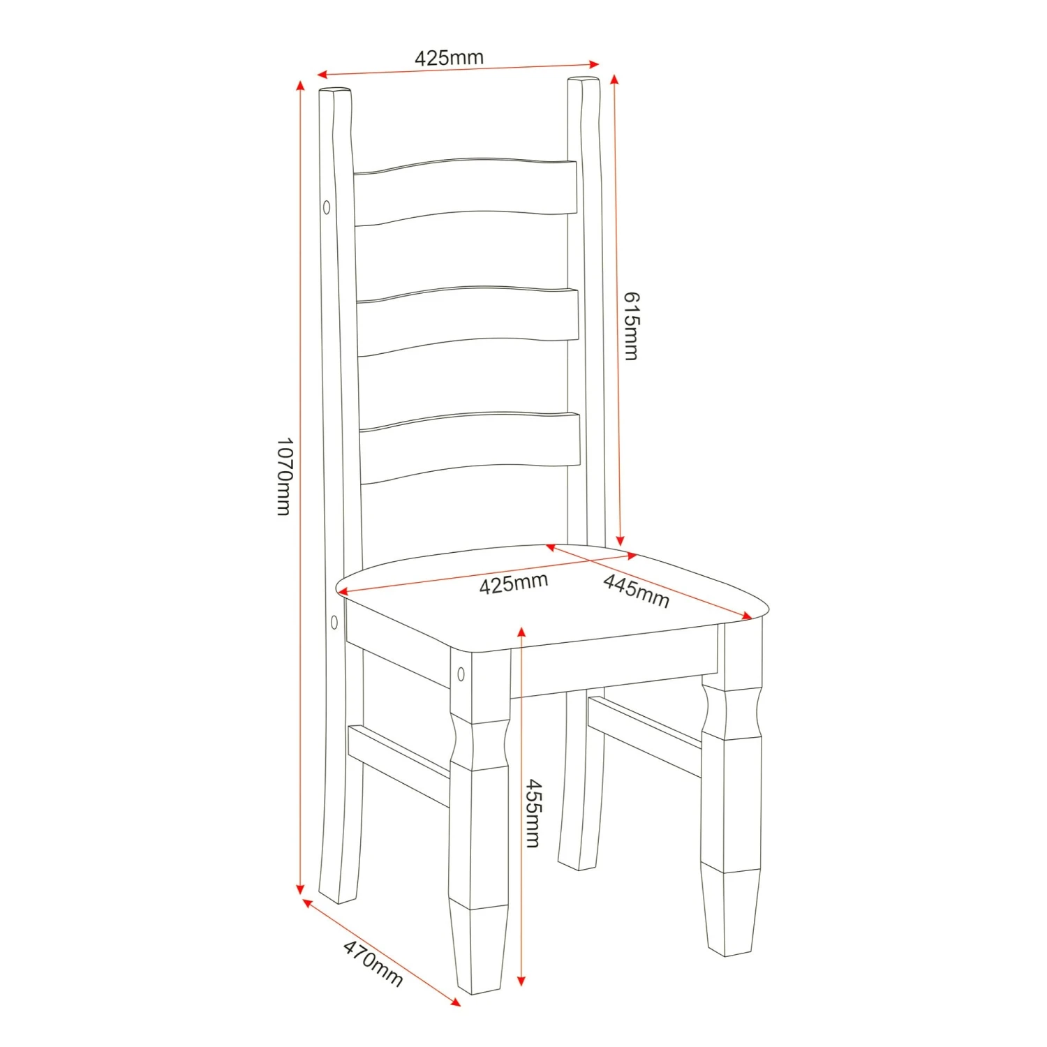 Huxley Pine Extending Dining Set (6 Chairs) 4 Huxley Pine Extending Dining Set (6 Chairs) - Image 4