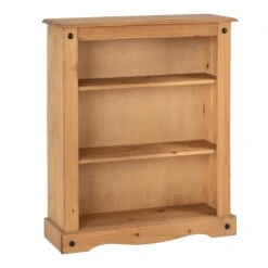 Huxley Pine Low Bookcase