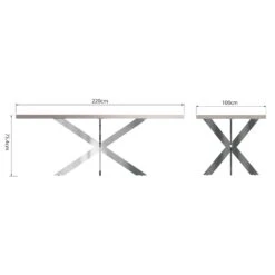 Idenhoe Dining 2.2m Dining Table 13 Idenhoe Dining 2.2m Dining Table -Dining Tables Sales idenhoe dining 2 2m dining table p81426 164301 zoom