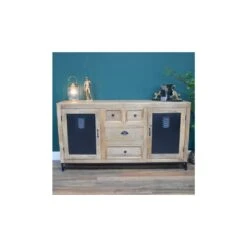 Industrial Mango Wood Sideboard
