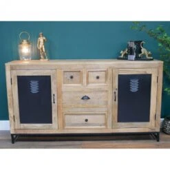 Industrial Mango Wood Sideboard 11 Industrial Mango Wood Sideboard -Dining Tables Sales industrial mango wood sideboard p81150 162171 image