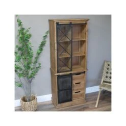 Industrial Wooden Wine Cabinet 9 Industrial Wooden Wine Cabinet -Dining Tables Sales industrial wooden wine cabinet p81138 162091 image