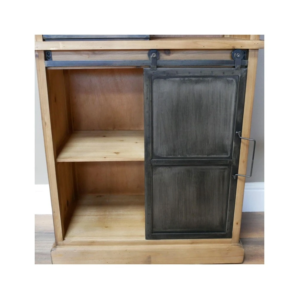 Industrial Wooden Wine Cabinet 5 Industrial Wooden Wine Cabinet - Image 5