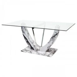 Jericho Marble Style Dining Table