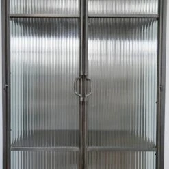 Large Black Metal Industrial Display Cabinet -Dining Tables Sales large black metal industrial display cabinet p66210 97415 zoom