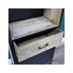 Large Industrial Iron Bookcase / Shelves -Dining Tables Sales large industrial iron bookcase shelves p81141 162118 image