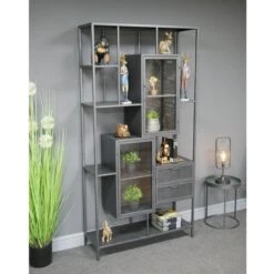Large Metal Display Cabinet