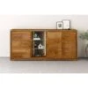 Live Edge Russet Large Sideboard With LED Light