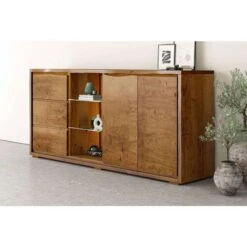 Live Edge Russet Large Sideboard With LED Light -Dining Tables Sales live edge russet large sideboard with led light p81412 164191 zoom