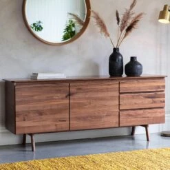 Madrid 2 Door / 3 Drawer Sideboard Walnut