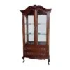 Mahogany Antique French Style Display Cabinet
