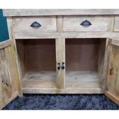 Mango Wood Large Sideboard -Dining Tables Sales mango wood large sideboard p77210 127378 zoom