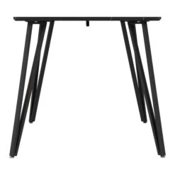 Marlow Black Marble Effect Dining Set With Grey Velvet Chairs -Dining Tables Sales marlow black marble effect dining set with grey velvet chairs p80312 157417 zoom