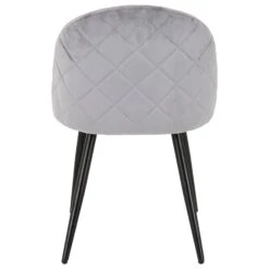 Marlow Black Marble Effect Dining Set With Grey Velvet Chairs -Dining Tables Sales marlow black marble effect dining set with grey velvet chairs p80312 157420 zoom