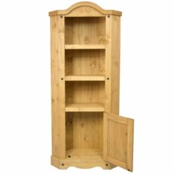 Marton 1 Door Corner Bookcase -Dining Tables Sales marton 1 door corner bookcase p53733 70803 zoom