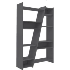 Naples Grey Tall Bookcase