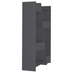 Naples Grey Tall Bookcase -Dining Tables Sales naples grey tall bookcase p76423 122737 zoom