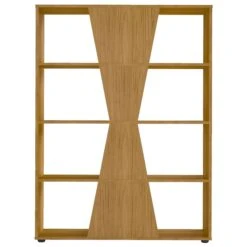 Naples Medium Oak Effect Bookcase -Dining Tables Sales naples medium oak effect bookcase p76394 122574 zoom