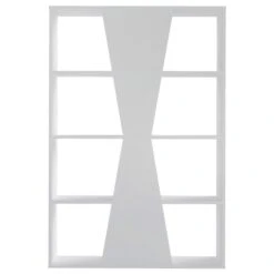Naples Medium White Bookcase -Dining Tables Sales naples medium white bookcase p76395 122580 zoom