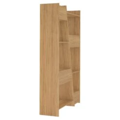 Naples Oak Effect Tall Bookcase -Dining Tables Sales naples oak effect tall bookcase p76422 122729 zoom