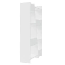 Naples White Tall Bookcase -Dining Tables Sales naples white tall bookcase p76420 122712 zoom