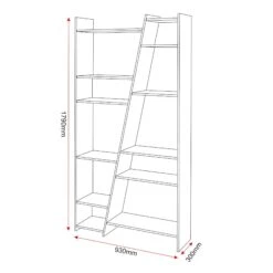 Naples White Tall Bookcase -Dining Tables Sales naples white tall bookcase p76420 123042 zoom