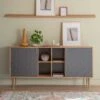 Newbury Grey Oak Sideboard
