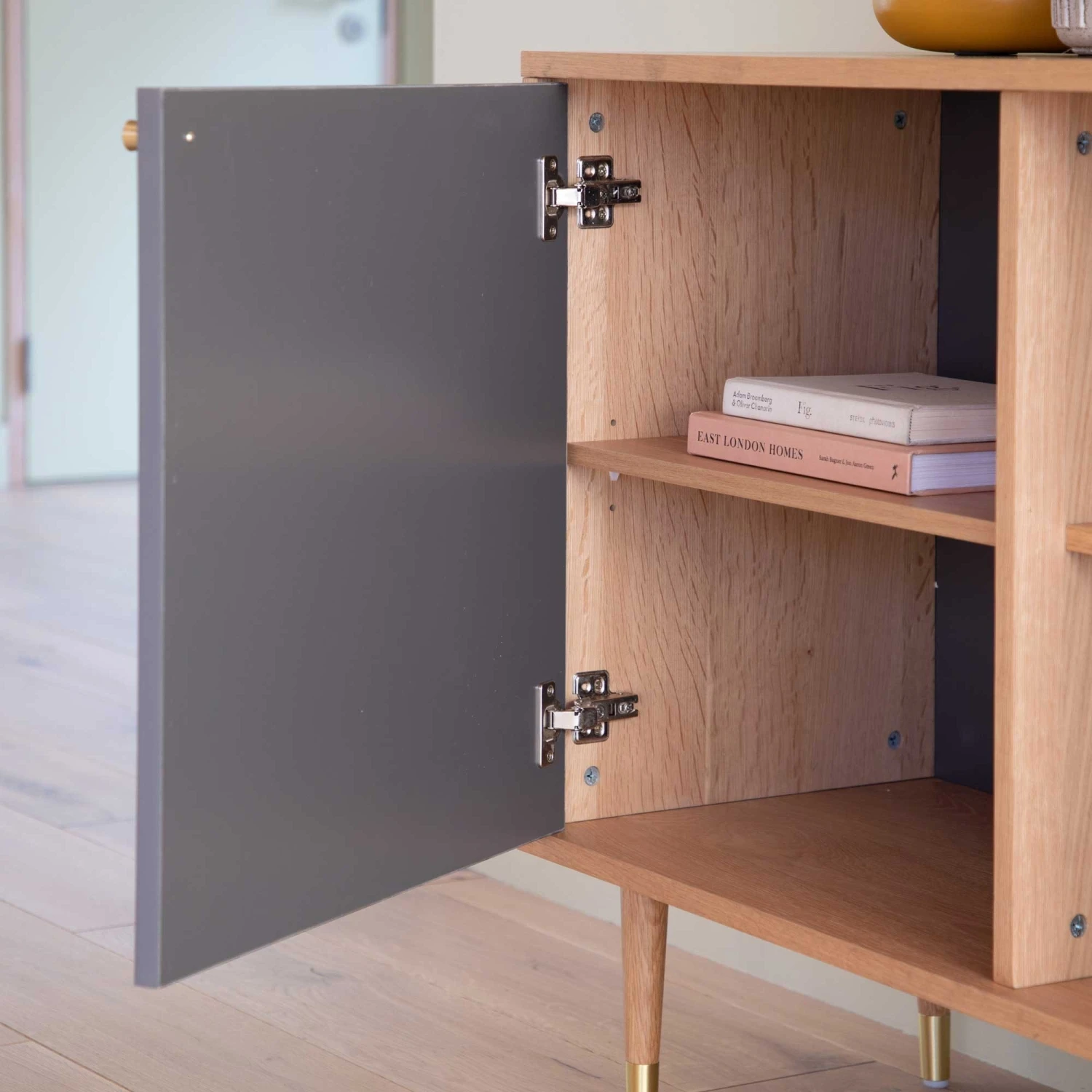 Newbury Grey Oak Sideboard 2 Newbury Grey Oak Sideboard - Image 2