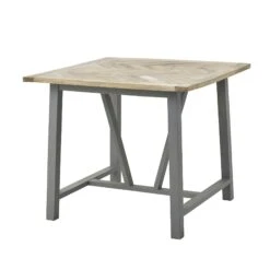 Nordic Grey Square Dining Table