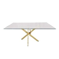 Nova 160cm Gold Dining Table