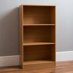 Oak 3 Tier Bookcase 10 Oak 3 Tier Bookcase -Dining Tables Sales oak 3 tier bookcase p53689 70214 zoom