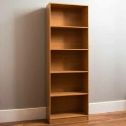 Oak 5 Tier Bookcase -Dining Tables Sales oak 5 tier bookcase p53711 70494 zoom