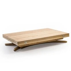 Oak Finish Extendable Transformer Dining/Coffee Table 5 Oak Finish Extendable Transformer Dining/Coffee Table -Dining Tables Sales oak finish extendable transformer dining coffee table p80439 158089 zoom