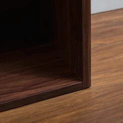 Oxford Walnut 4 Tier Cube Bookcase -Dining Tables Sales oxford walnut 4 tier cube bookcase p53725 144725 zoom