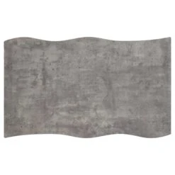 Quebec Concrete Effect & Grey Faux Leather Wave Edge Dining Set -Dining Tables Sales quebec concrete effect grey faux leather wave edge dining set p76562 123935 zoom