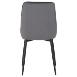 Quebec Medium Oak Straight Edge Dining Set With Grey Avery Chairs -Dining Tables Sales quebec medium oak straight edge dining set with grey avery chairs p76765 124960 zoom