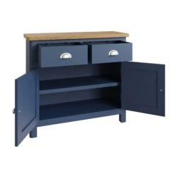 Ranston Blue 2 Door Sideboard -Dining Tables Sales ranston blue 2 door sideboard p74954 115354 zoom