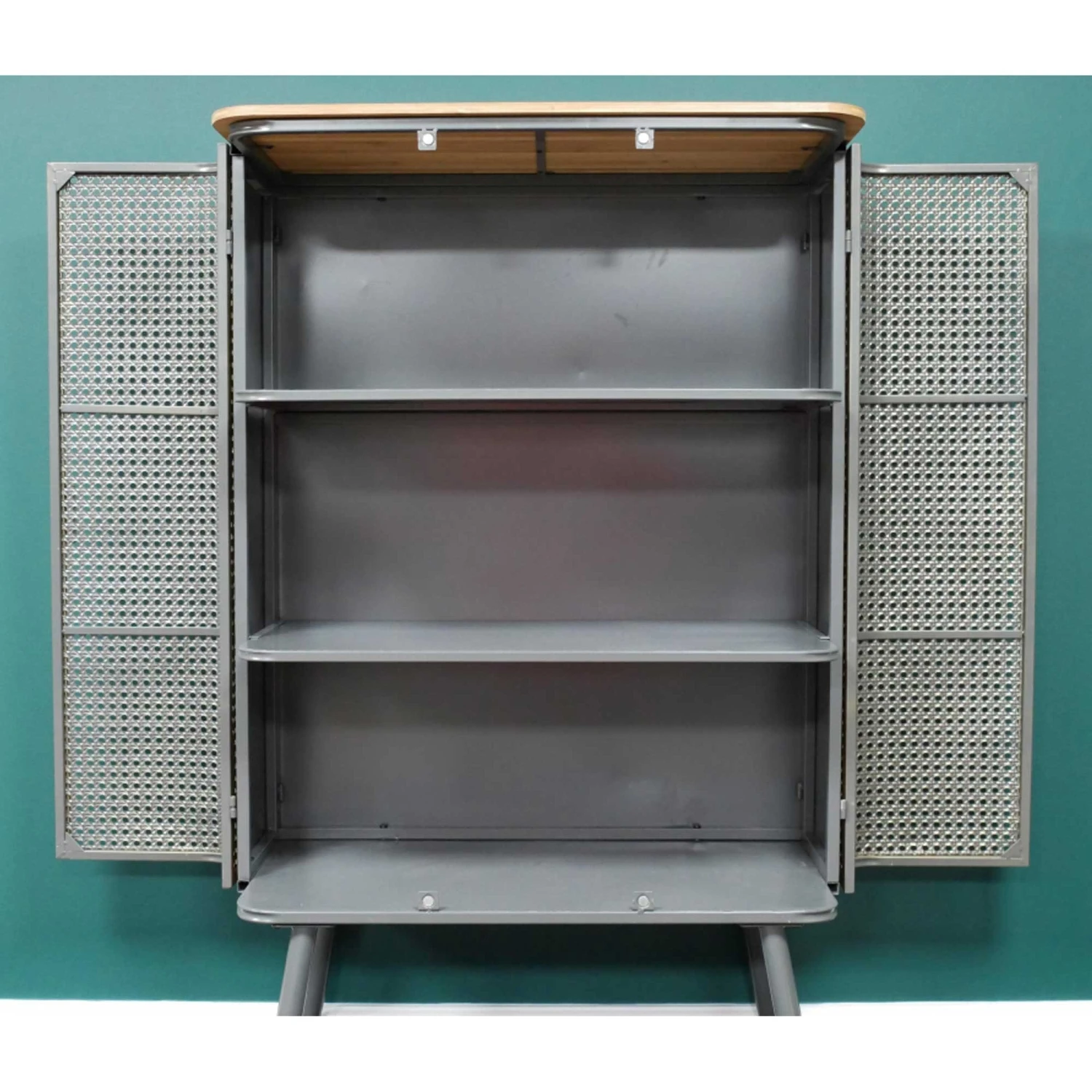 Rattan Door Display Cabinet 3 Rattan Door Display Cabinet - Image 3