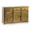Reclaimed Elm Sideboard/Buffet With Steel Handles