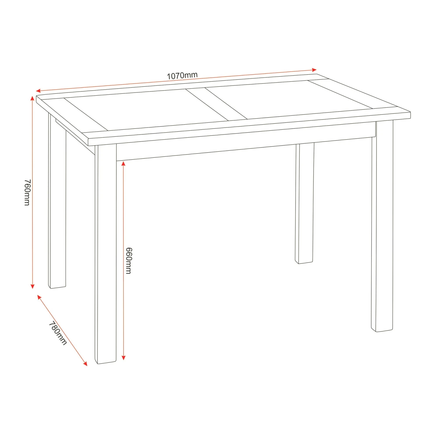 Salvador White 1+4 Tile Top Dining Set 4 Salvador White 1+4 Tile Top Dining Set - Image 4
