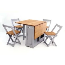 Santos Grey Butterfly Dining Set