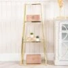 Small Logan Gold Ladder Display Unit