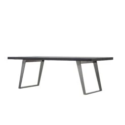 Small Newington Black Dining Table 180 X 100 X 77 Cm -Dining Tables Sales small newington black dining table 180 x 100 x 77 cm p82531 168470 zoom
