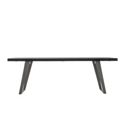 Small Newington Black Dining Table 180 X 100 X 77 Cm -Dining Tables Sales small newington black dining table 180 x 100 x 77 cm p82531 168472 zoom