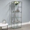 Steel Cross Back Design Bookcase