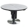 Tetra Black & Grey Extending Dining Table 120-160 Cm
