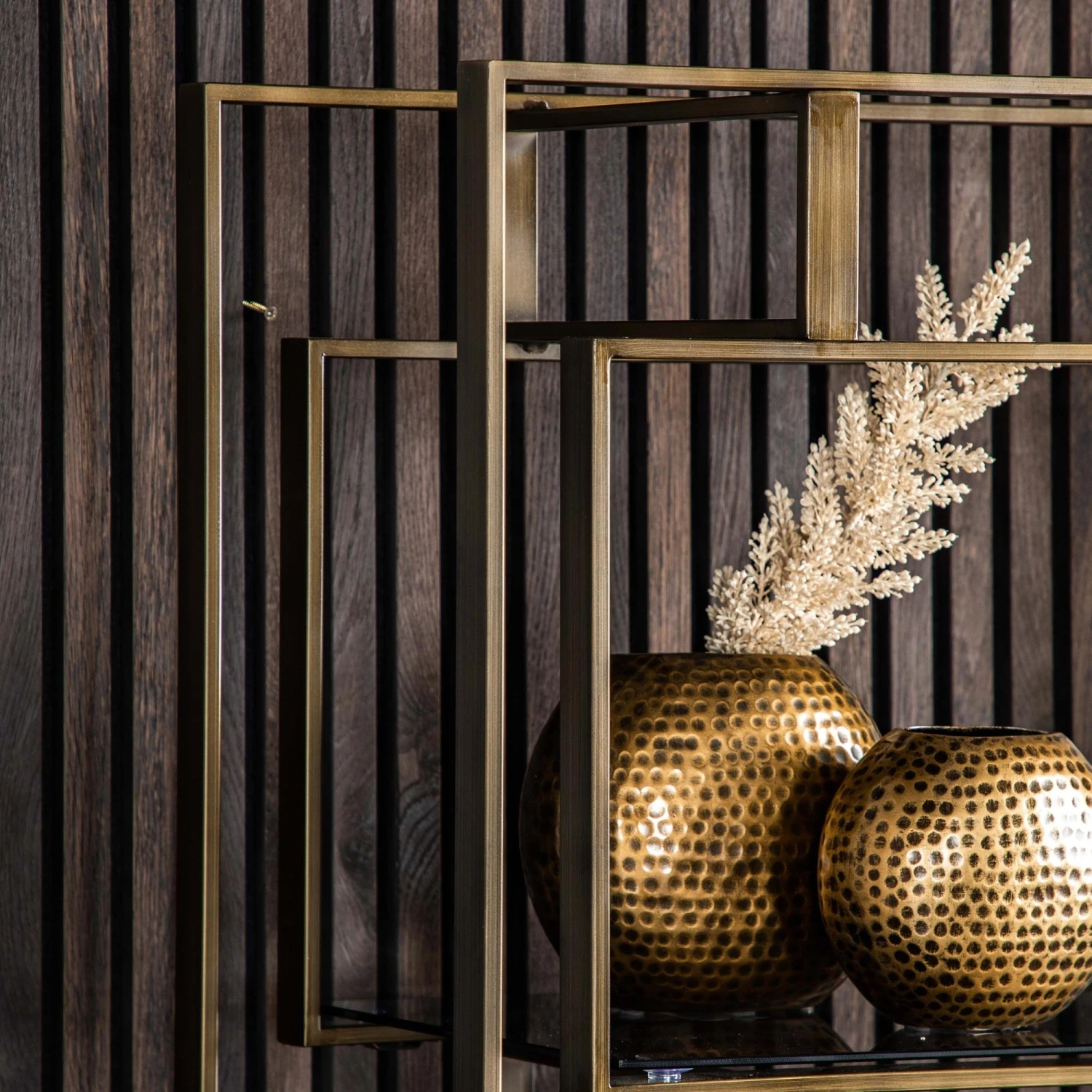 Thornton Open Display Cabinet Bronze 2 Thornton Open Display Cabinet Bronze - Image 2