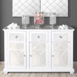 Torino White Wood 3 Door And 3 Drawer Sideboard